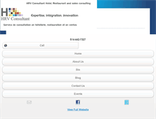 Tablet Screenshot of hrvconsultant.com